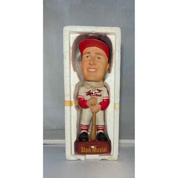 Stan Musial 1995 Cardinals Legend SAM’s LE Nodder Bobblehead NIB - Picture 6 of 9